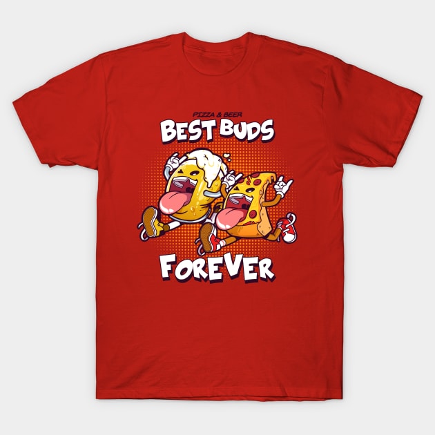 BEST BUDS #1 T-Shirt by mankeeboi